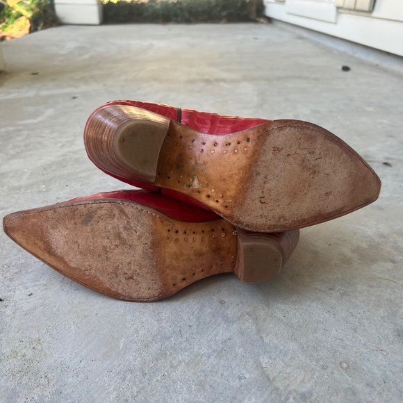 Vintage Kenny Rogers Women’s Cowboy Boots  Size 9 – Red Western Boots - Picture 9 of 9